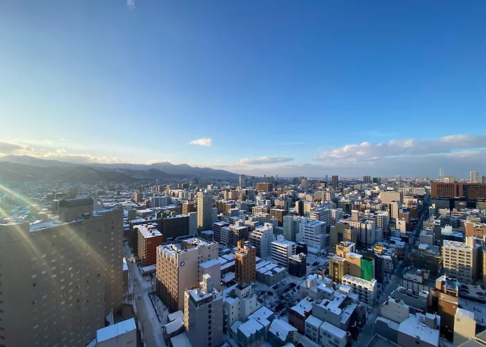 Nakajima Park Stay Ams Tower 32F Panoramic View Of Sapporo City